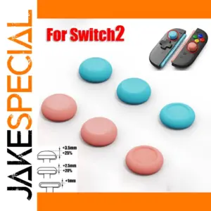 Vibrant Thumbstick Covers for NS2 Joy-Con