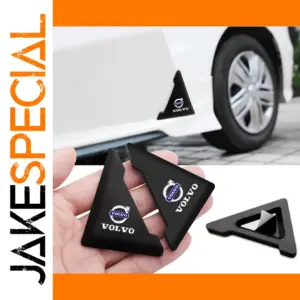 Black Silicone Car Door Corner Protectors Set