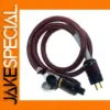 Premium Audio Power Cable with Copper & Gold Plating