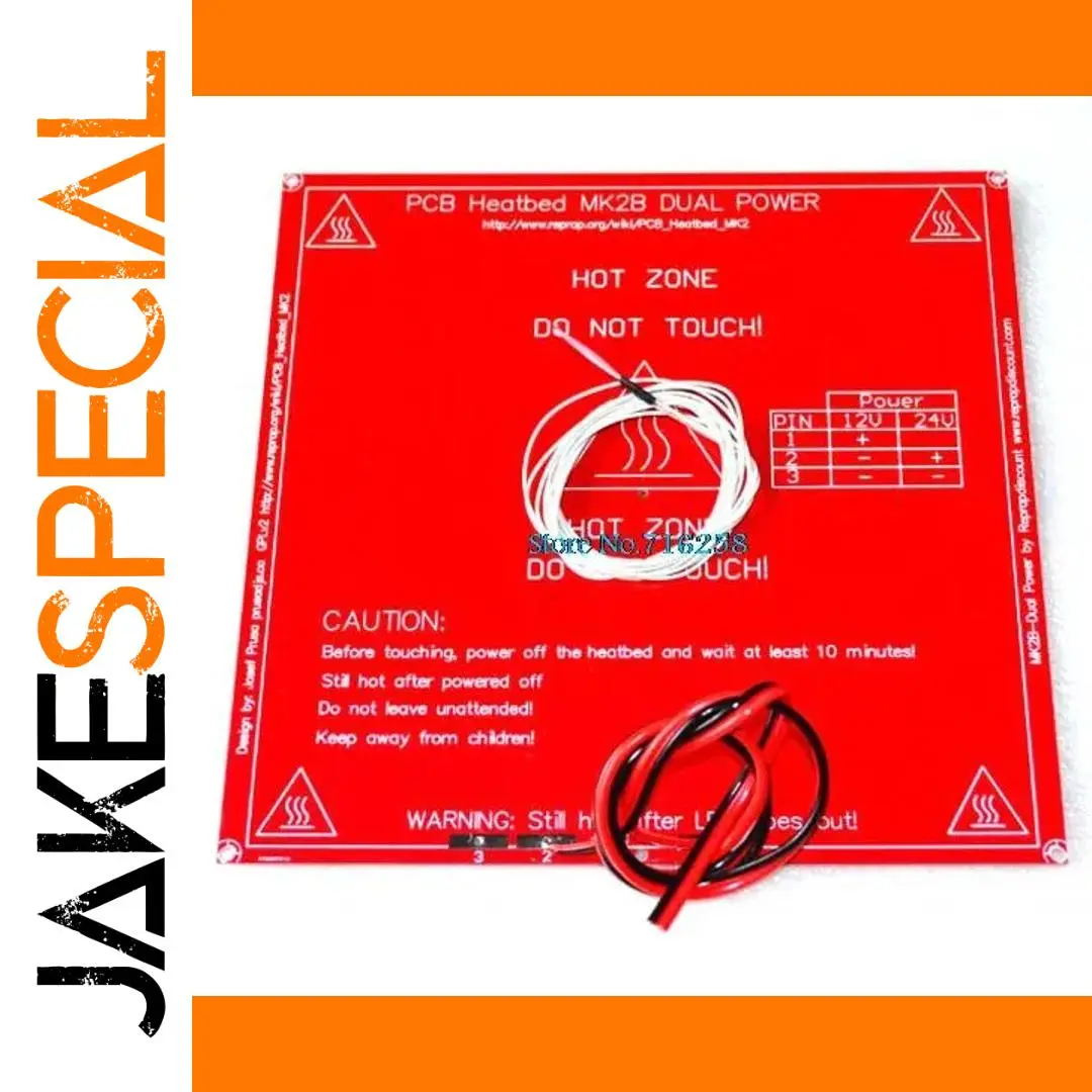 MK2B Heated Bed for Mendel 3D Printers 1 MK2B Heated Bed for Mendel 3D Printers