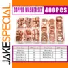 400-Piece Copper Washer Set for Automotive and Machinery