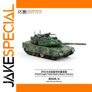 1:64 Scale Diecast Military Light Tank Model