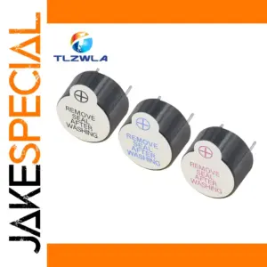 Set of 10 Compact Active Buzzers for Electronics