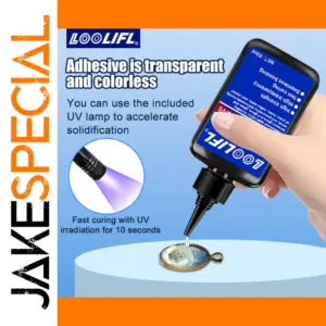 Crystal Clear UV Resin 50ml for Jewelry and Crafts