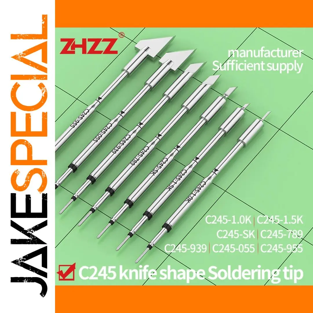 C245 Soldering Tip Set for JBC T245 Stations 1 C245 Soldering Tip Set for JBC T245 Stations