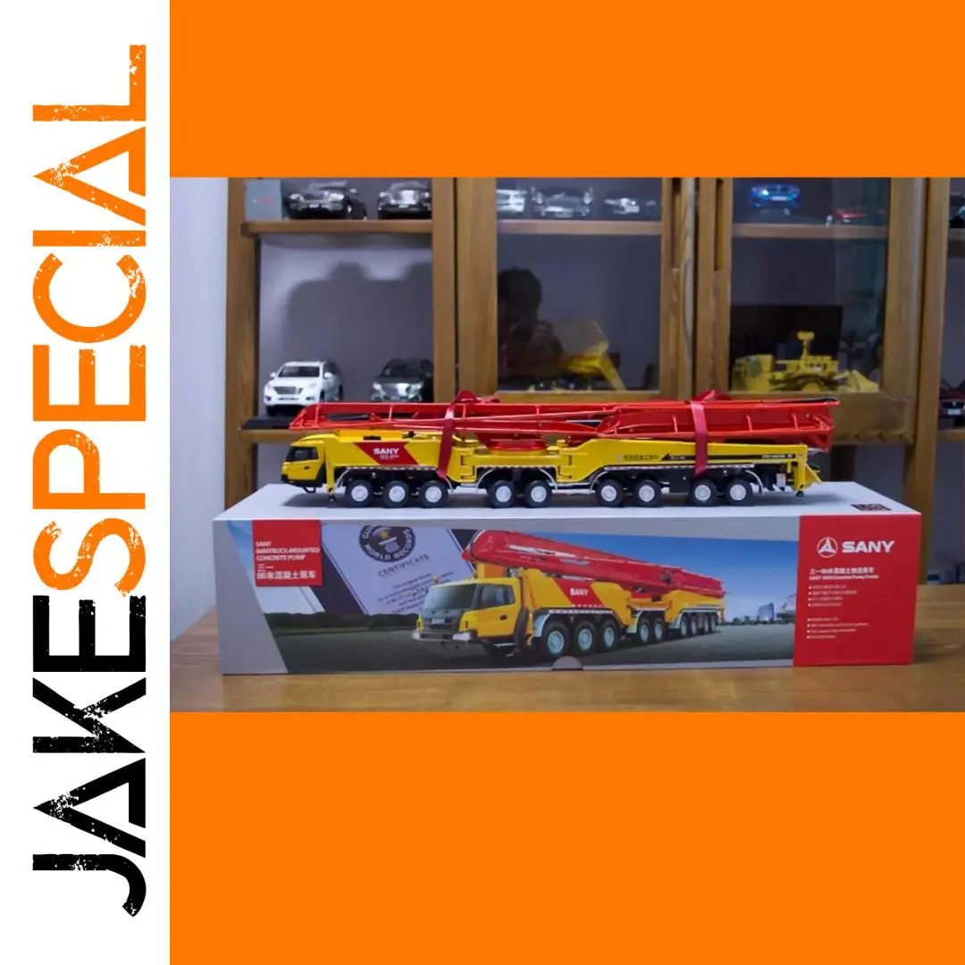 SANY 86m Concrete Pump Truck Model 1:50 Scale 1 SANY 86m Concrete Pump Truck Model 1:50 Scale