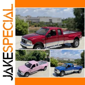 High-Detail 1:32 Ford F350 Pickup Model in Vibrant Colors
