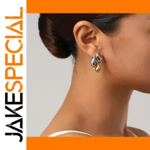 Stainless Steel Water Drop Earrings