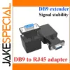 Durable DB9 to RJ45 Adapter Set for Networking