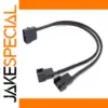 4Pin Molex Fan Splitter Cable 27cm