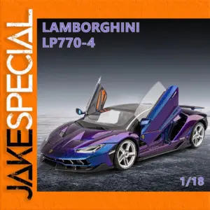 Purple Lamborghini LP770-4 Die-Cast Model 1:18 Scale