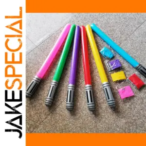 Vibrant Inflatable Lightsaber Toy for Kids