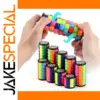 Colorful 3D Rotating Cube Puzzle in Multiple Layers