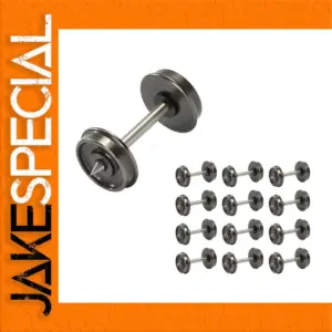 HO Scale 36" Metal Wheel Sets (12 pcs)