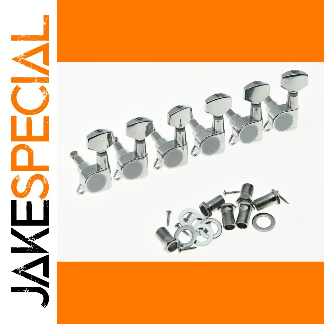 Chrome Left-Handed Guitar Tuners for Strat & Tele 1 Chrome Left-Handed Guitar Tuners for Strat & Tele