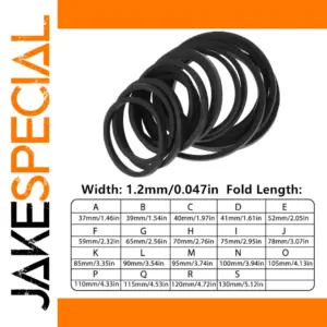 Set of 10 Rubber Drive Belts for Devices
