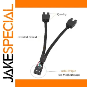 USB 9Pin to Dual 9Pin Data Cable Splitter