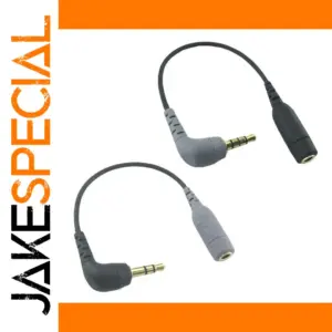 14cm TRS to TRRS Microphone Adapter for SC3/SC4