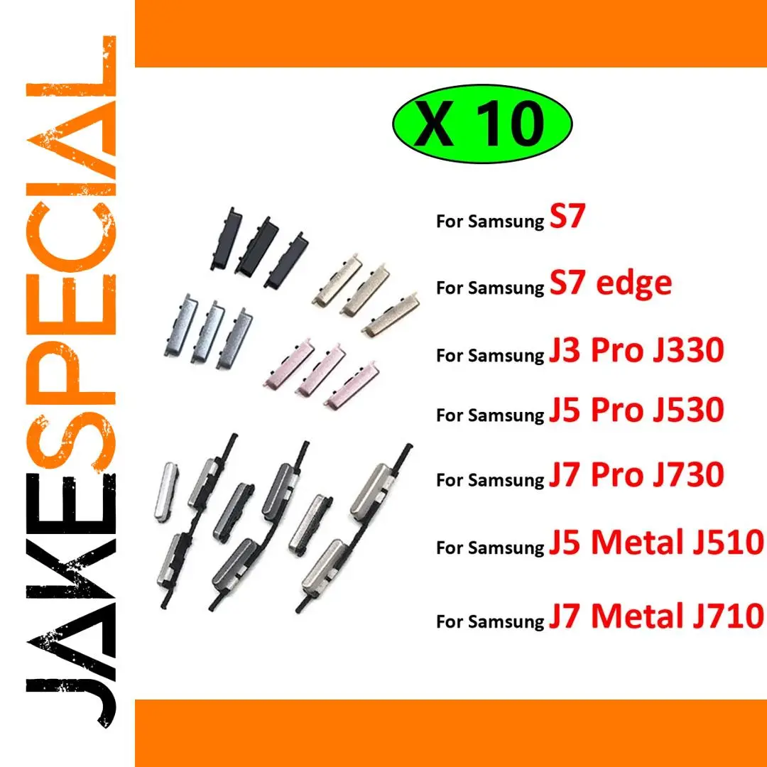 Samsung Replacement Side Power and Volume Buttons Set 1 Samsung Replacement Side Power and Volume Buttons Set