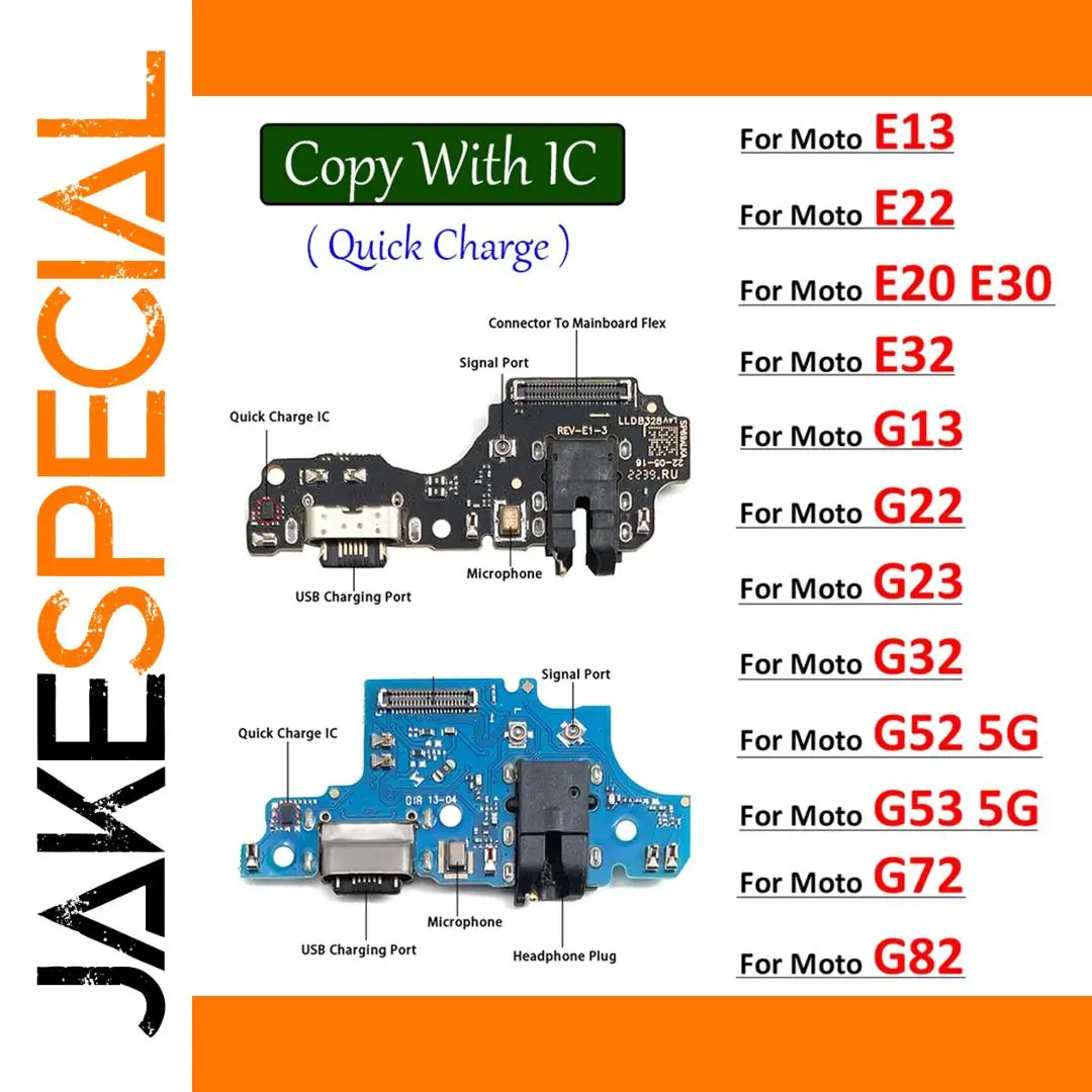 Motorola USB Charging Port Dock for G13, G22, G23 1 Motorola USB Charging Port Dock for G13, G22, G23