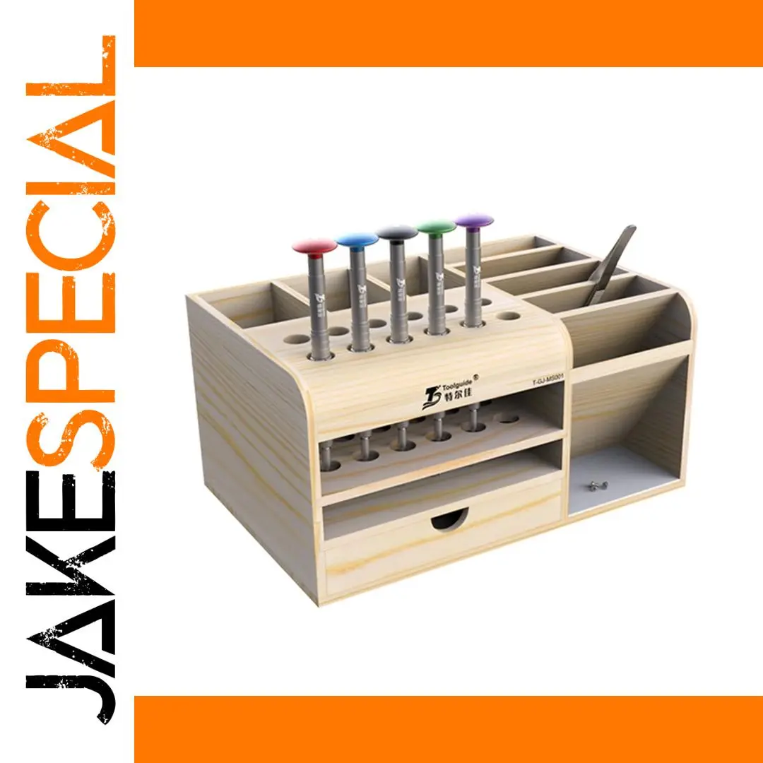 Wooden Storage Box for Repair Tools 1 Wooden Storage Box for Repair Tools