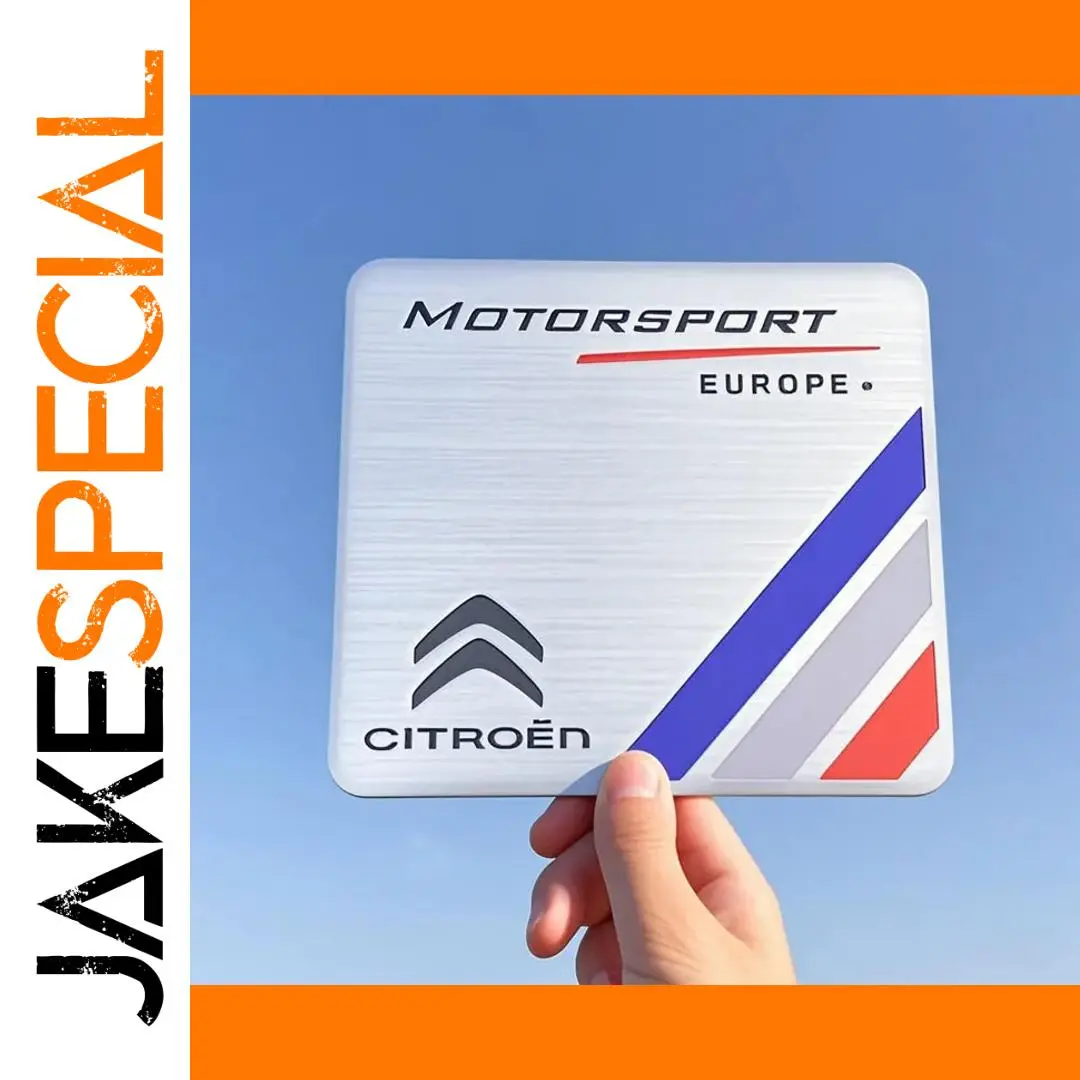 Citroen C4 C5 DS5 DS6 Metal Alloy Decal Set 1 Citroen C4 C5 DS5 DS6 Metal Alloy Decal Set