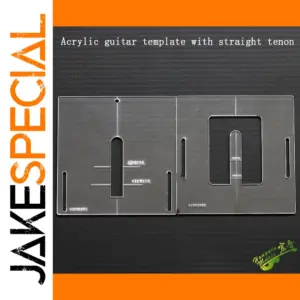 Transparent Acrylic Guitar Dovetail Template 198mm x 198mm