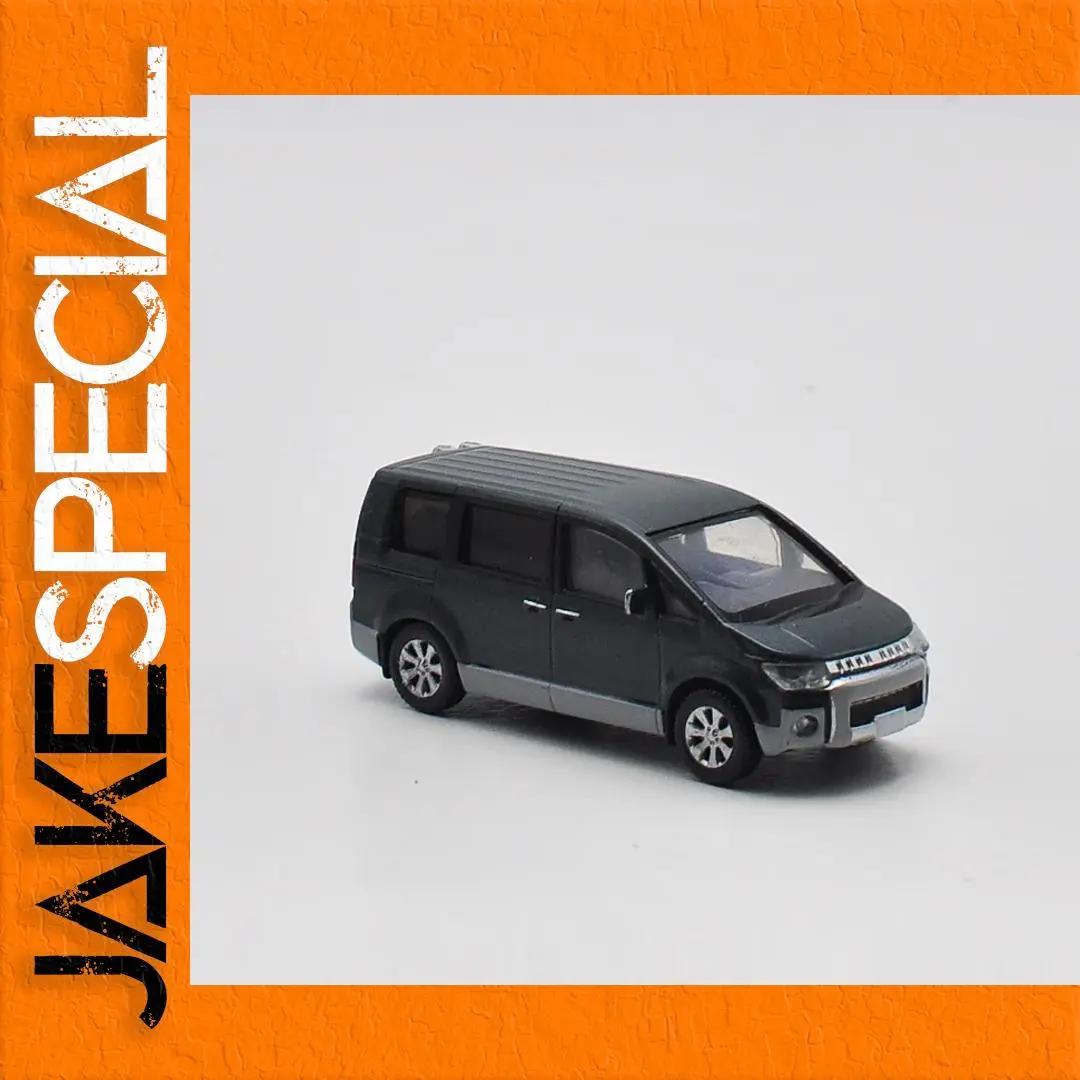 1:64 Black Delica Diecast Model Car 1 1:64 Black Delica Diecast Model Car