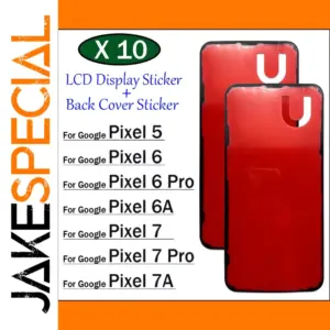 Google Pixel LCD & Back Cover Sticker Set