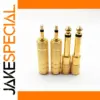Gold-Plated Mono Audio Adapter Set for Professional Use