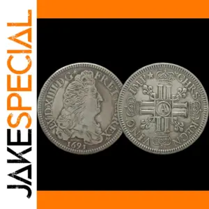 French Louis XIV Copper Coin Replica 38mm