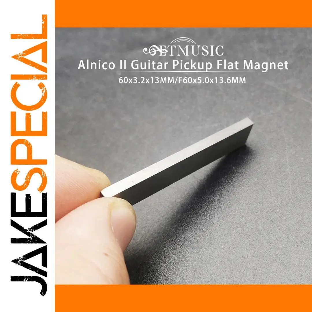 Alnico II Flat Magnet Set for Guitars 1 Alnico II Flat Magnet Set for Guitars