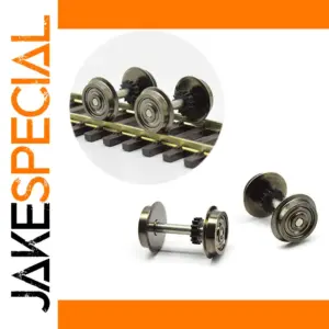 1:87 HO Scale Metal Train Wheels Set
