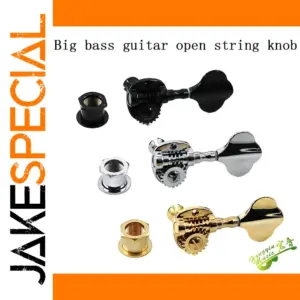 Premium Electric Guitar Tuning Knob in Black, Silver, Gold