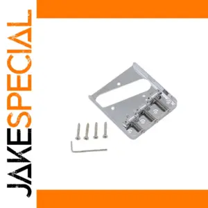 Vintage Chrome Fixed Electric Guitar Bridge Model 0308