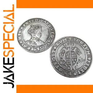Edward VI Copper Replica Coin 20mm Antique Finish