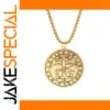 Mystical Brass Warrior Talisman Necklace