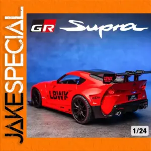 Red Toyota Supra 1/22 Diecast Model with Sound