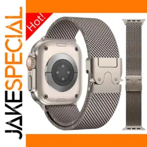 Silver Milanese Loop Strap for Apple Watch Series