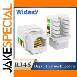 Professional Ethernet Panel Module with Gold-Plated RJ45