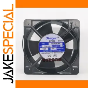 9-Inch Black Square Server Cooling Fan for Maxair BT220