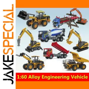 Miniature 1:60 Construction Vehicle Collection