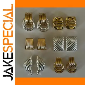 Stainless Steel Vintage Geometric Earrings