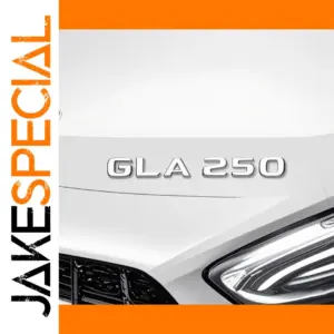 Mercedes-Benz GLA Badge Sticker - Chrome & Matte Black