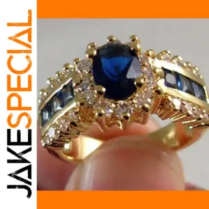 Unisex Zircon Wedding Band in Gold or Silver