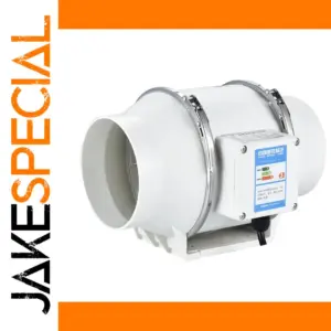 4-Inch 220V Inline Exhaust Fan for Home