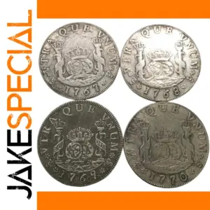 Vintage Copper Bolivia 4 Reales Replica Coin