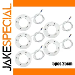 White GX53 Lamp Holders - 5 Pack