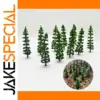 Miniature Green Conifer Trees for Dioramas