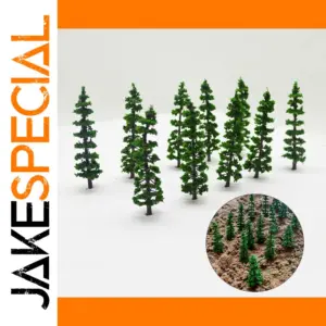 Miniature Green Conifer Trees for Dioramas